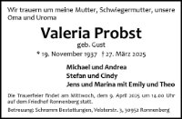 eine Anzeige